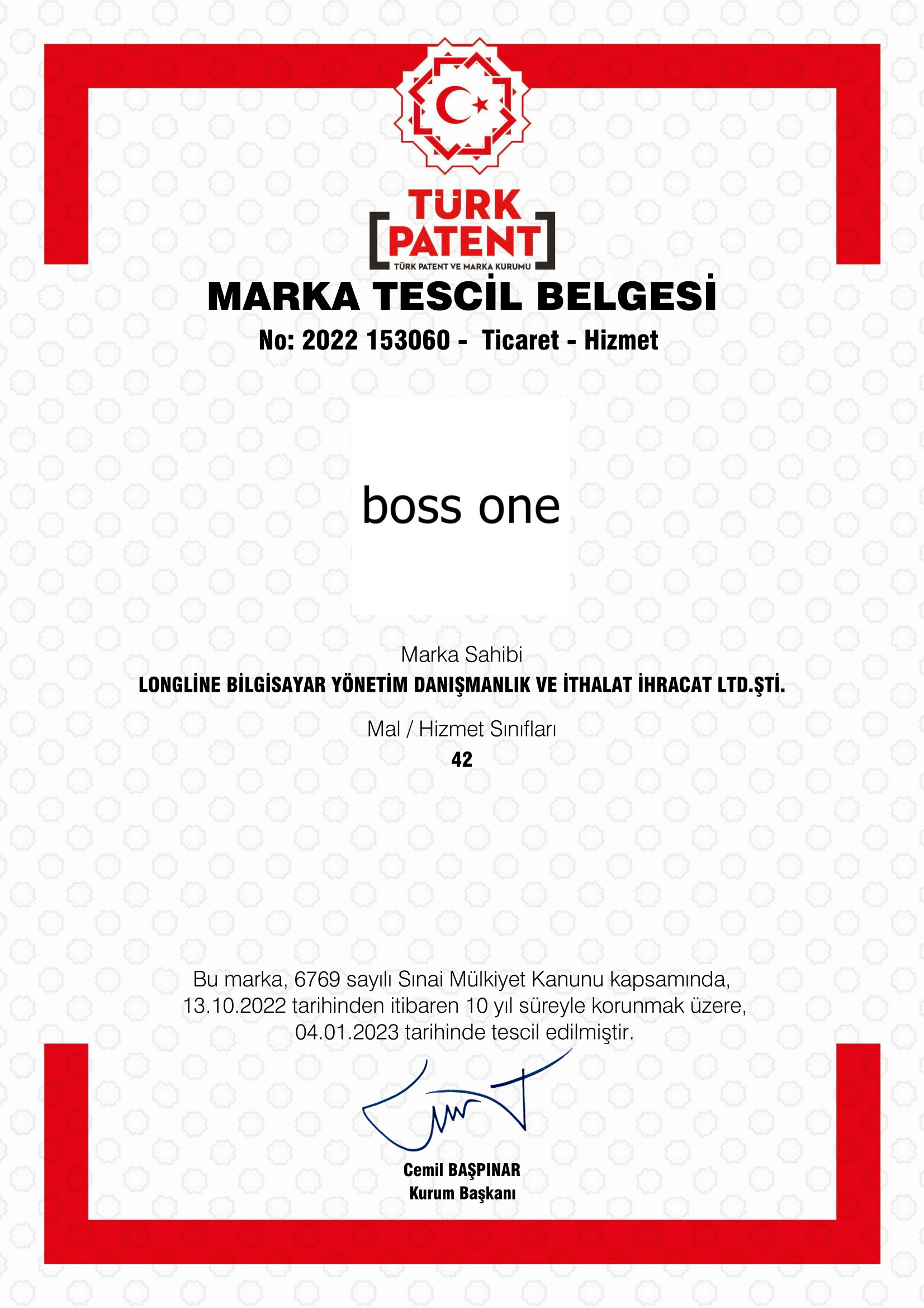 BOSS ONE